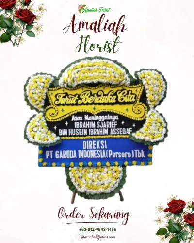 Papan Bunga Duka di Loyang